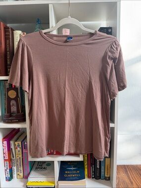 Old Navy Brown Short Sleeve Blouse